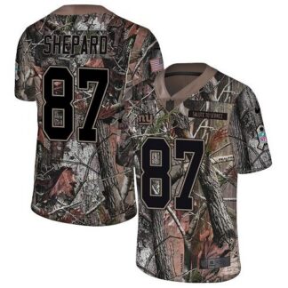 Nike New York Giants #87 Sterling Shepard Camo Men’s Stitched NFL Limited Rush Realtree Jersey