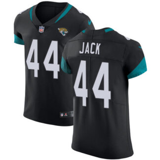 Nike Jacksonville Jaguars #44 Myles Jack Black Team Color Men’s Stitched NFL Vapor Untouchable Elite Jersey