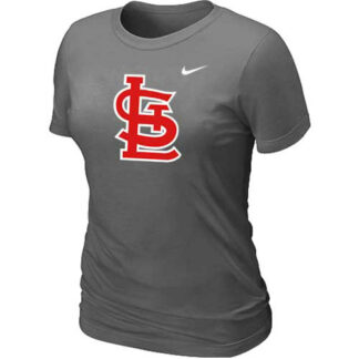 St.Louis Cardinals Heathered D.Grey Nike Women's Blended T-Shirt