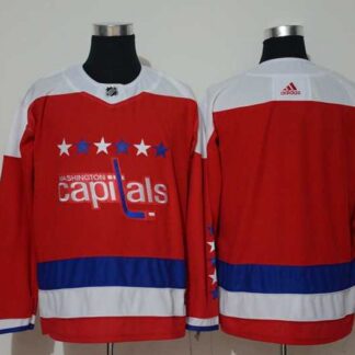 Customized Men Capitals Any Name & Number Red Alternate Adidas Jersey