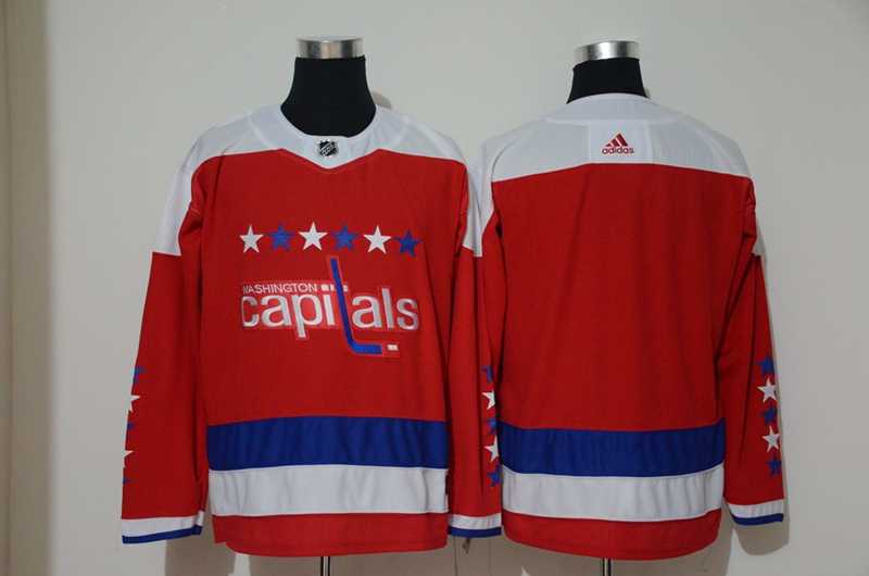 Customized Men Capitals Any Name & Number Red Alternate Adidas Jersey