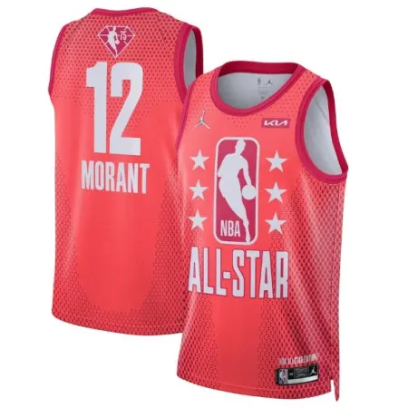 Men's 2022 All-Star #12 Ja Morant Maroon Stitched Basketball Jersey HOSZ