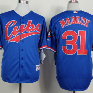 Chicago Cubs #31 Greg Maddux 1994 Blue Jersey