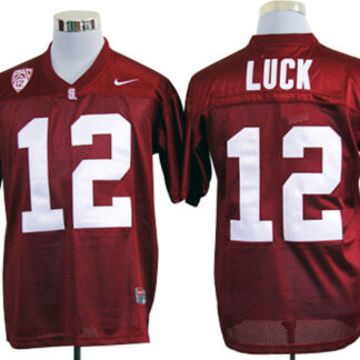 Standford Cardinals #12 Andrew Luck Red NCAA Jerseys