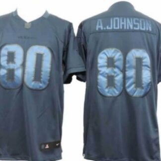 Nike Houston Texans #80 Andre Johnson Drenched Limited Blue Jersey