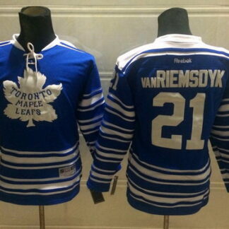 Toronto Maple Leafs #21 James van Riemsdyk 2014 Winter Classic Blue Kids Jersey