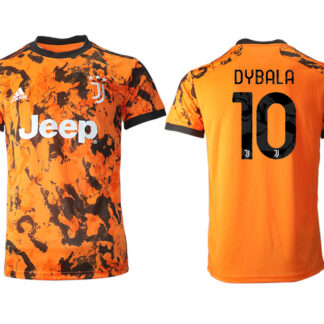 Men 2020-2021 club Juventus Second away aaa version 10 orange Soccer Jerseys1