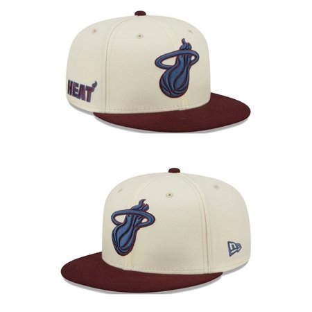 Miami Heat Snapback Hat UX9E