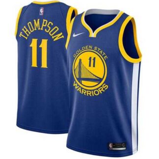 Men’s Nike Golden State Warriors #11 Klay Thompson Blue NBA Swingman Icon Edition Jersey