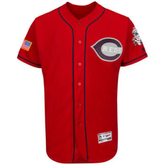 Cincinnati Reds Customized Scarlet 2016 Fashion Stars & Stripes Flexbase Stitched Baseball Jersey