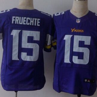 Men's Minnesota Vikings #15 Isaac Fruechte 2013 Nike Purple Elite Jersey