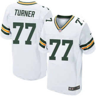 Nike Green Bay Packers #77 Billy Turner White Men’s Stitched NFL Elite Jersey