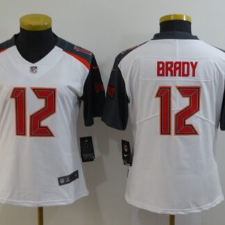 Women's Tampa Bay Buccaneers #12 Tom Brady White 2020 Vapor Untouchable Stitched NFL Nike Limited Jersey