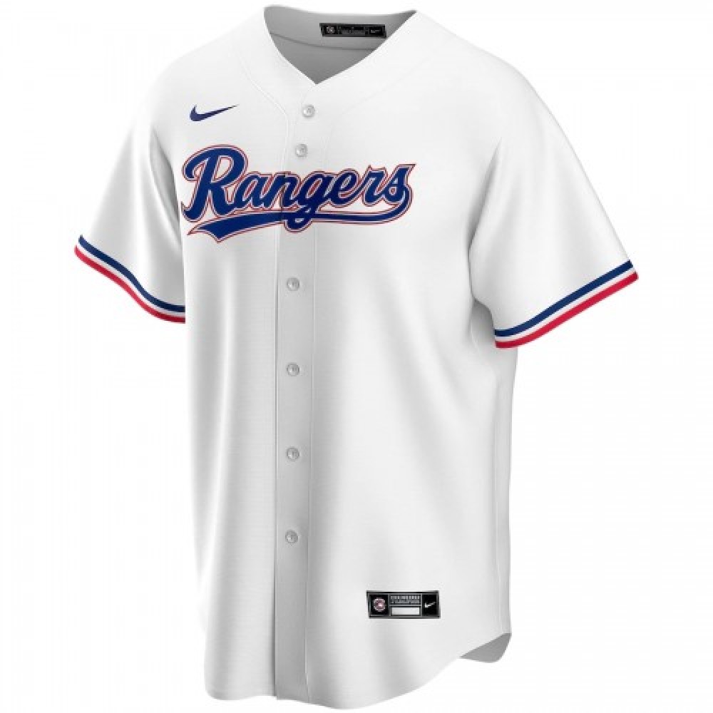 Men's Texas Rangers Nike White Home 2020 Jersey - Image 2