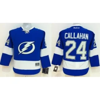 Lightning #24 Ryan Callahan Blue Home Women's Stitched NHL Jersey