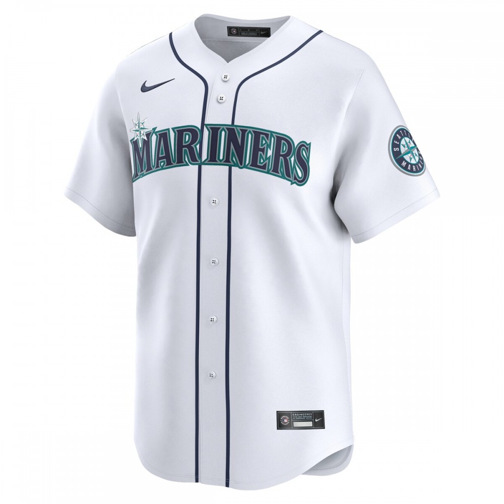 Mitch Haniger Seattle Mariners Nike Home Limited Player Jersey - White - Image 2
