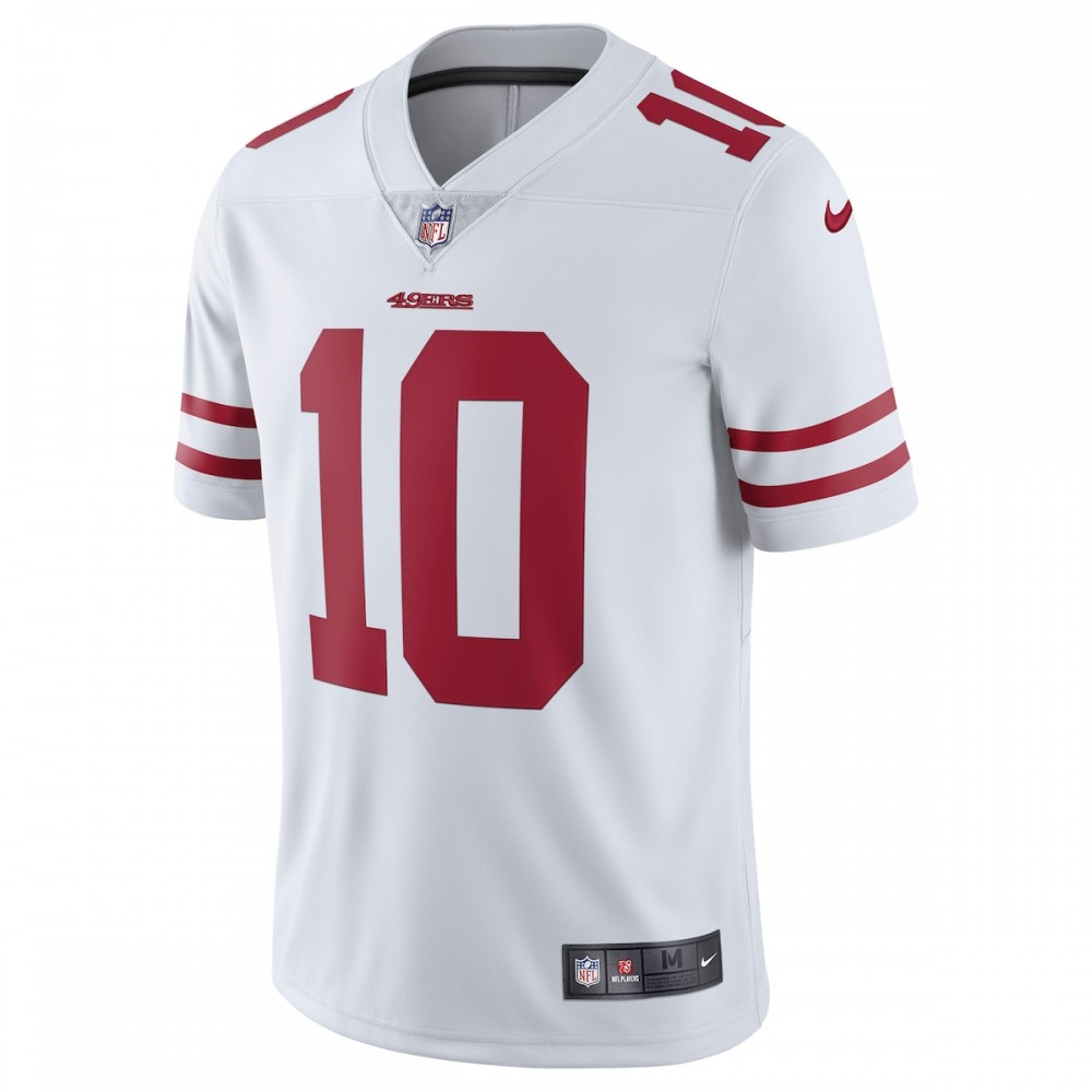 Jimmy Garoppolo San Francisco 49ers Nike Vapor Untouchable Limited Jersey - White - Image 2