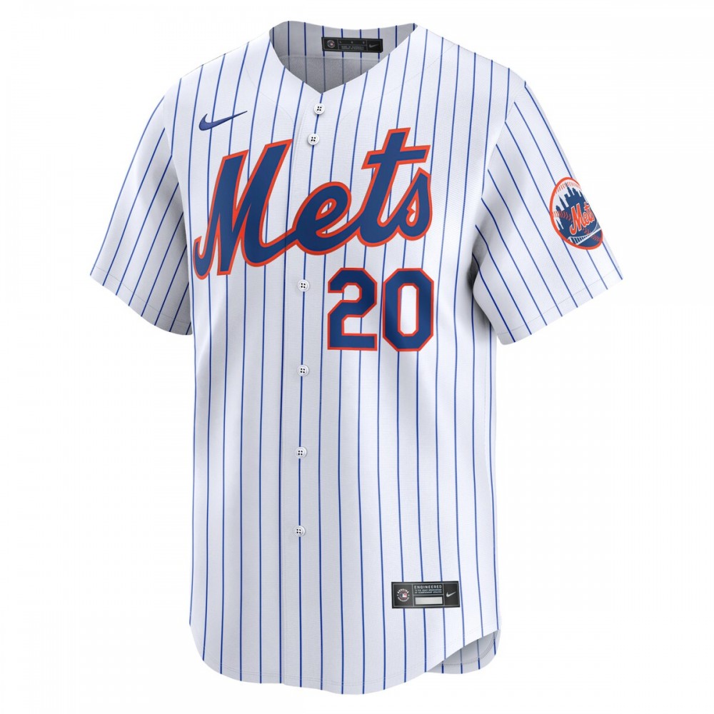 Pete Alonso New York Mets Nike Home Limited Player Jersey - White - Image 2