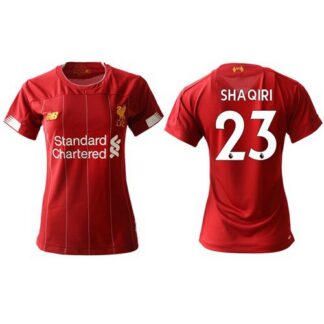 Women’s Liverpool #23 Shaqiri Red Home Soccer Club Jersey