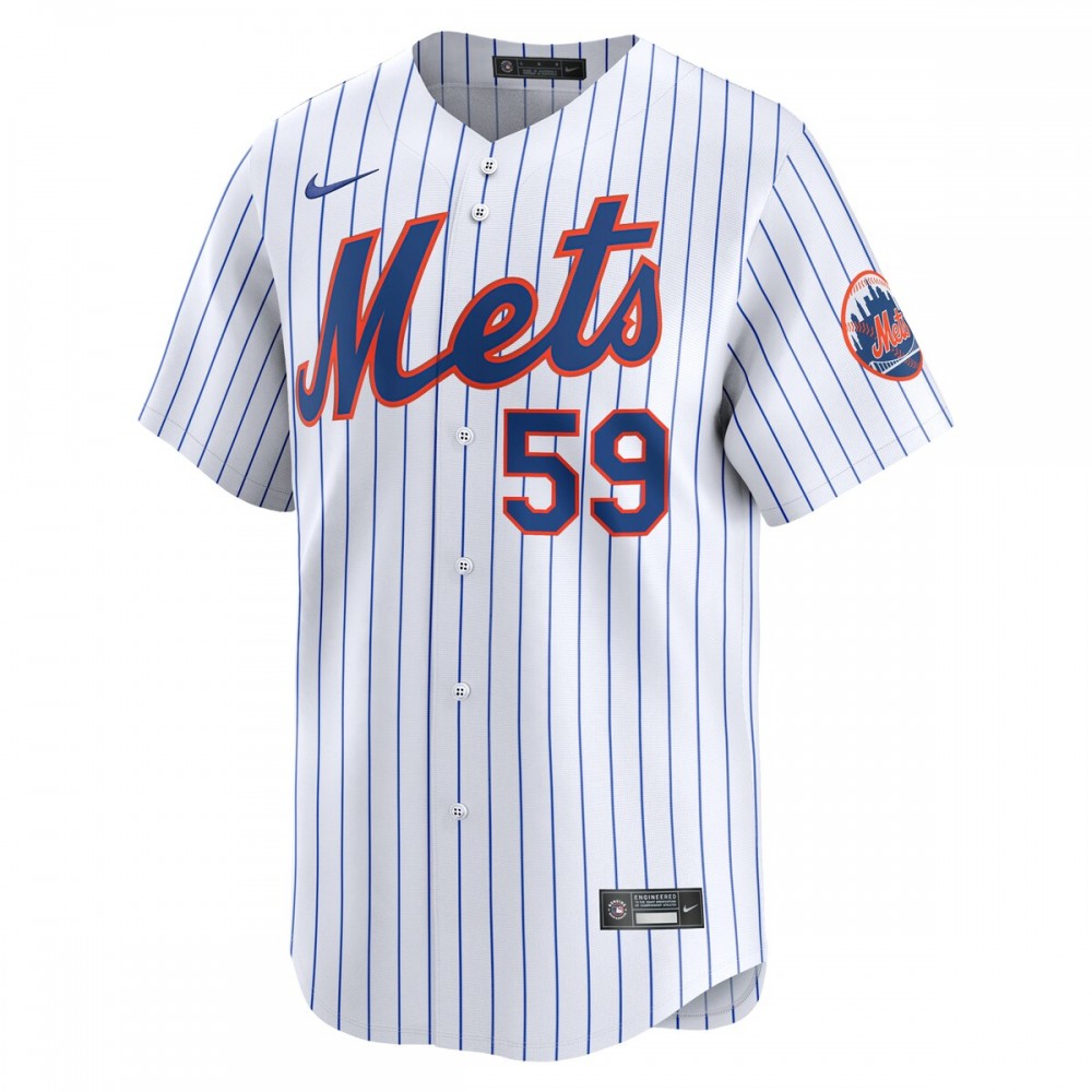 Sean Manaea New York Mets Nike Home Limited Player Jersey – White - Image 2