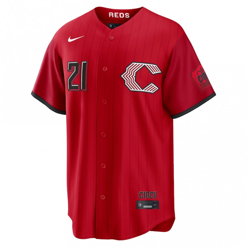 Hunter Greene Cincinnati Reds Nike 2026 City Connect Stadium Jersey - Red - Image 2