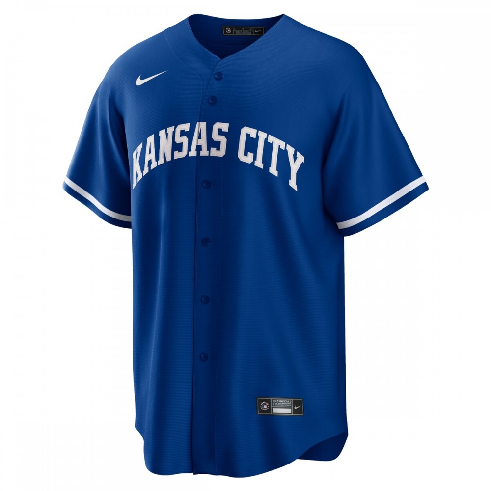 Kansas City Royals Nike Alternate Replica Team Jersey - Royal - Image 2
