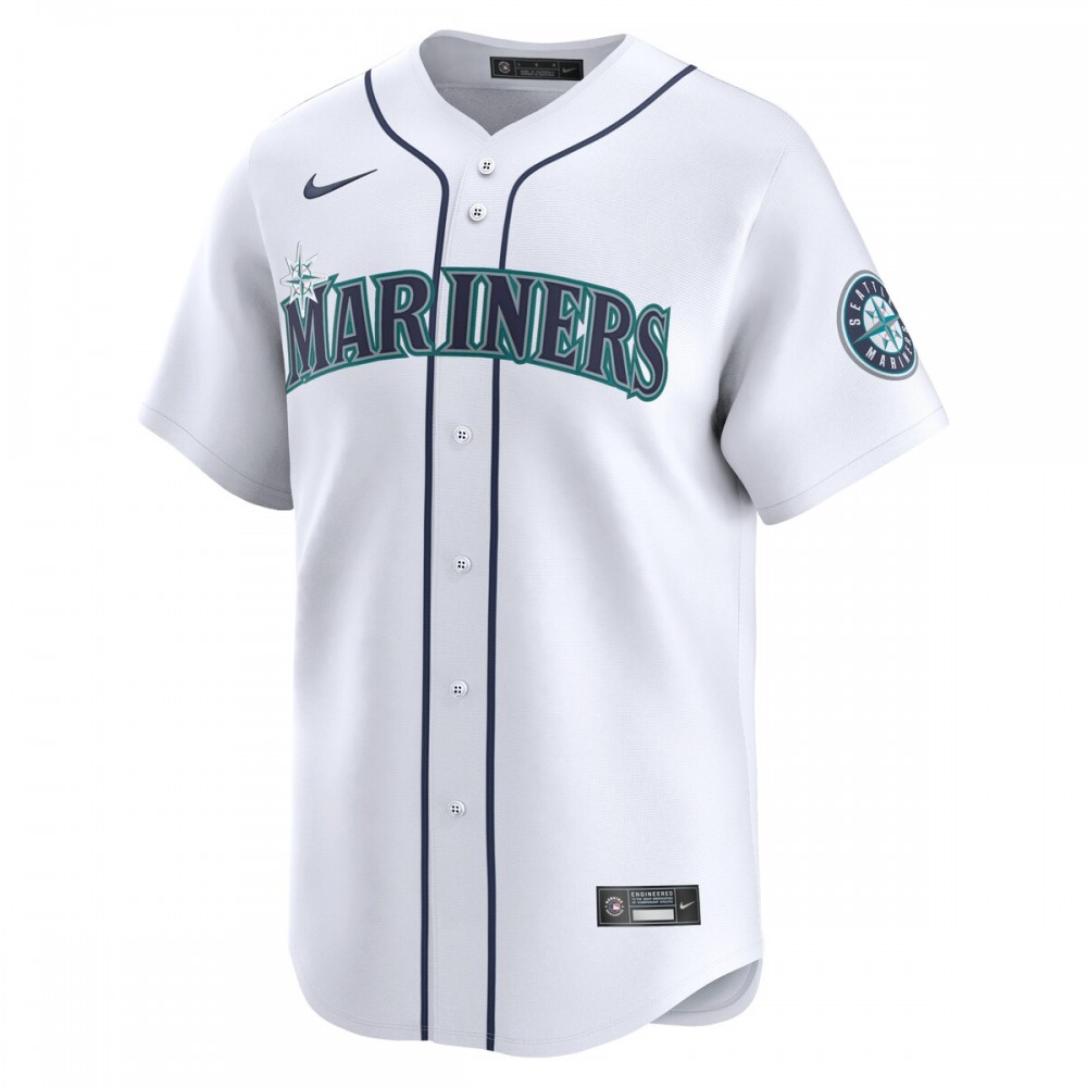 Edgar Martinez Seattle Mariners Nike Home Limited Player Jersey - White - Image 2
