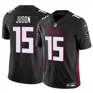 Men & Women & Youth Atlanta Falcons #15 Matthew Judon Black 2024 F.U.S.E Vapor Untouchable Limited Football Stitche...