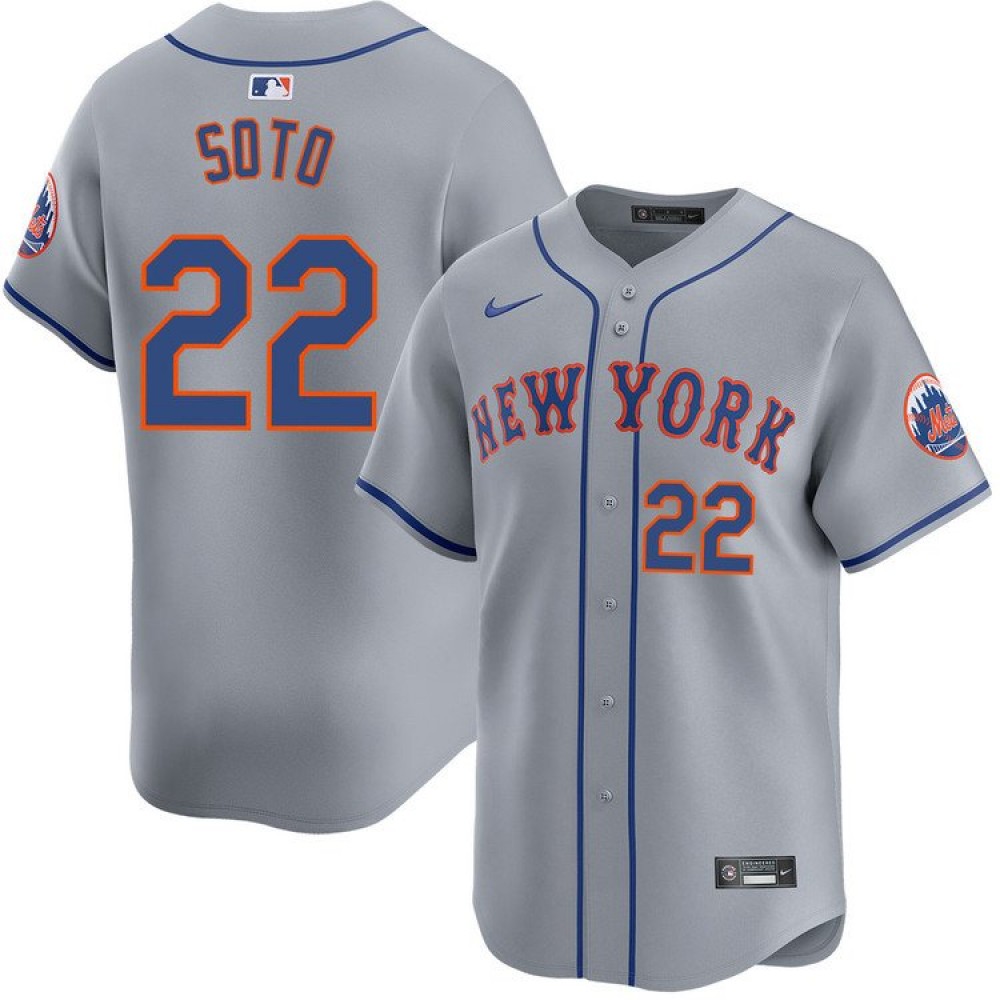 Juan Soto New York Mets Nike Away Limited Player Jersey - Gray