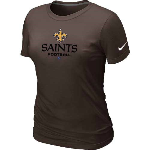 New Orleans Saints Brown Women's Critical Victory T-Shirt