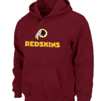Washington Redskins Authentic Logo Pullover Hoodie Red