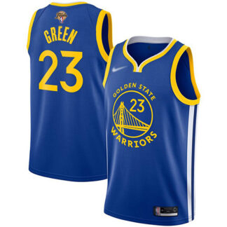 Nike Golden State Warriors #23 Draymond Green Blue Swingman Icon Edition 2022 NBA Finals Jersey Men’s