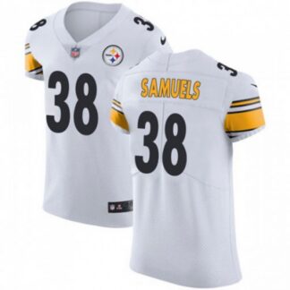 Nike Pittsburgh Steelers #38 Jaylen Samuels White Men’s Stitched NFL Vapor Untouchable Limited Jersey