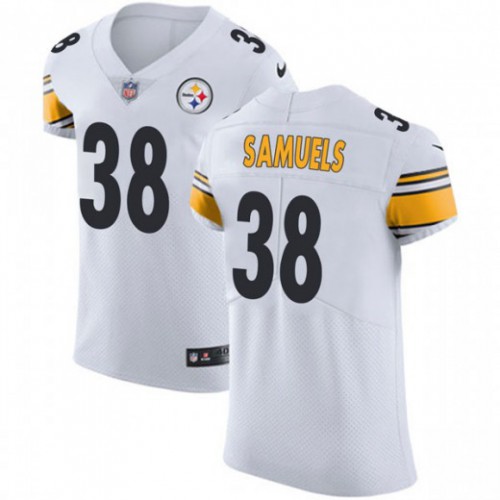Nike Pittsburgh Steelers #38 Jaylen Samuels White Men’s Stitched NFL Vapor Untouchable Limited Jersey