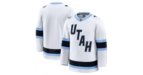 Men's Utah Mammoth White Away Premium Blank Jersey - Image 2