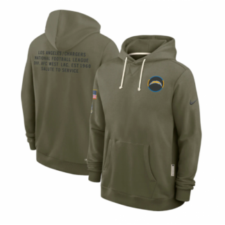 Los Angeles Chargers Salute to Service Sideline Dominant Force NFL Pullover Hoodie