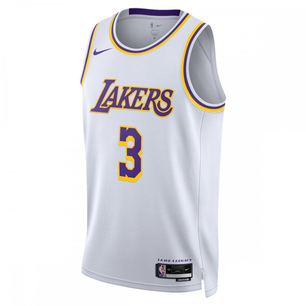 Anthony Davis Los Angeles Lakers Nike Unisex 2022/23 Swingman Jersey - Icon Edition - White - Image 2
