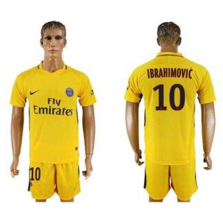 Paris Saint-Germain #10 Ibrahimovic Away Soccer Club Jersey