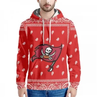 Men's Tampa Bay Buccaneers Red Pullover Hoodie BXPB