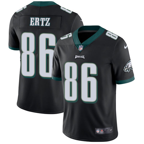 Nike Philadelphia Eagles #86 Zach Ertz Black Alternate Men’s Stitched NFL Vapor Untouchable Limited Jersey