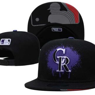 Colorado Rockies Team Logo Adjustable Hat GS (1)