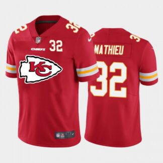 Kansas City Chiefs #32 Tyrann Mathieu Red Men’s Nike Big Team Logo Player Vapor Limited NFL Jersey