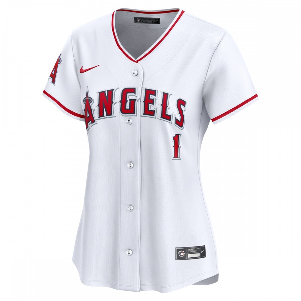 Los Angeles Angels Nike Women's #1 Mom Home Limited Jersey - White - Image 2