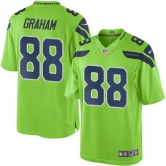 Seahawks #88 Jimmy Graham Green Men's Stitched NFL Limited Rush Jersey
