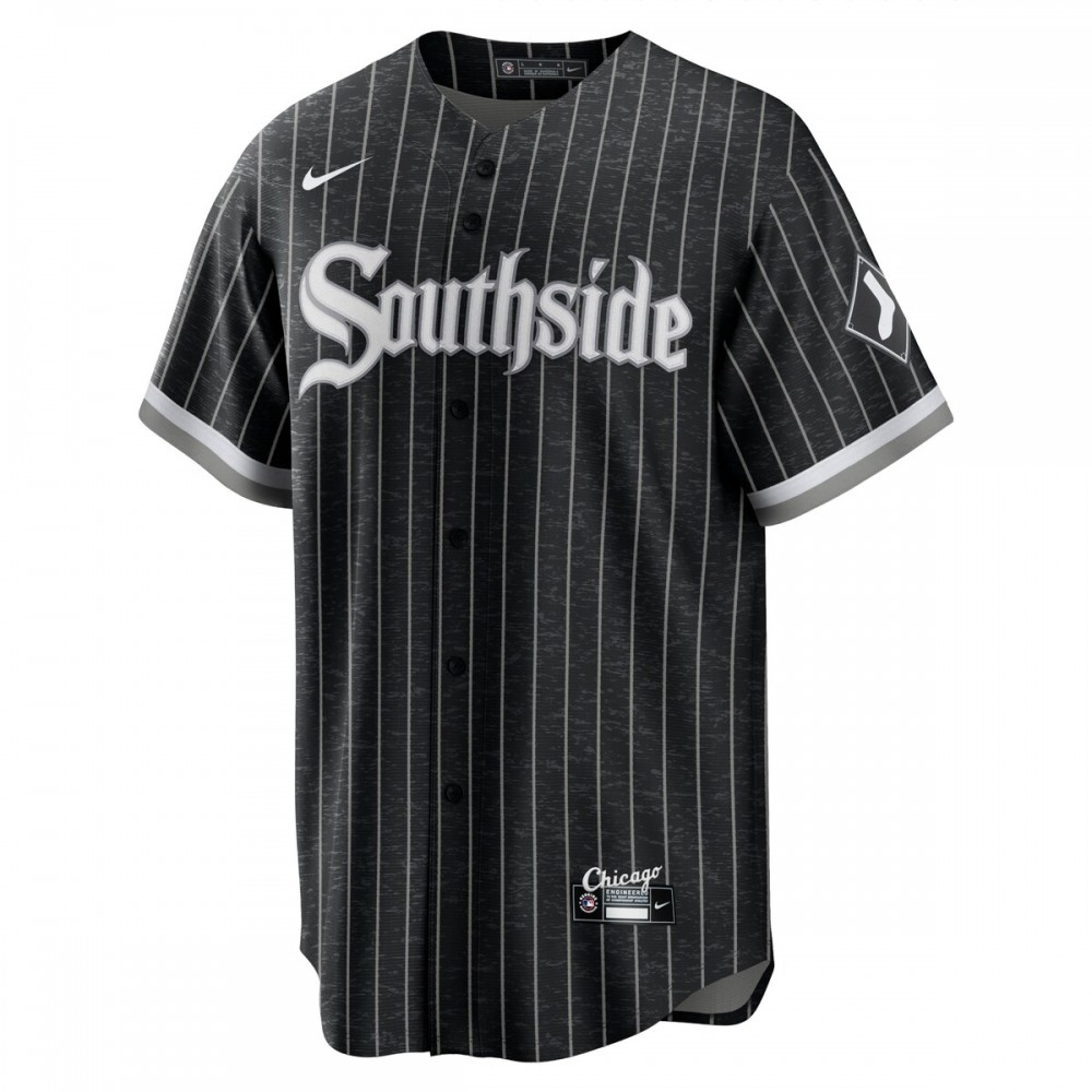 Chicago White Sox Nike City Connect Replica Jersey - Black - Image 2