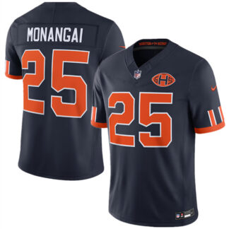 Men's Chicago Bears #25 Kyle Monangai Navy 2026 F.U.S.E. Rivalries Collection Limited Stitched Football Jersey