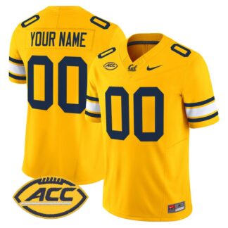 California Golden Bears 2026 Vapor Limited Custom Jersey Gold - All Stitched