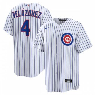 Nelson Velázquez Chicago Cubs Nike Home Replica Player Jersey - White
