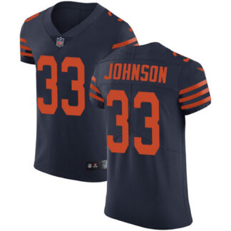 Nike Chicago Bears #33 Jaylon Johnson Navy Blue Alternate Men’s Stitched NFL Vapor Untouchable Elite Jersey