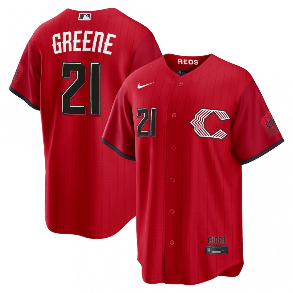 Hunter Greene Cincinnati Reds Nike 2026 City Connect Stadium Jersey - Red